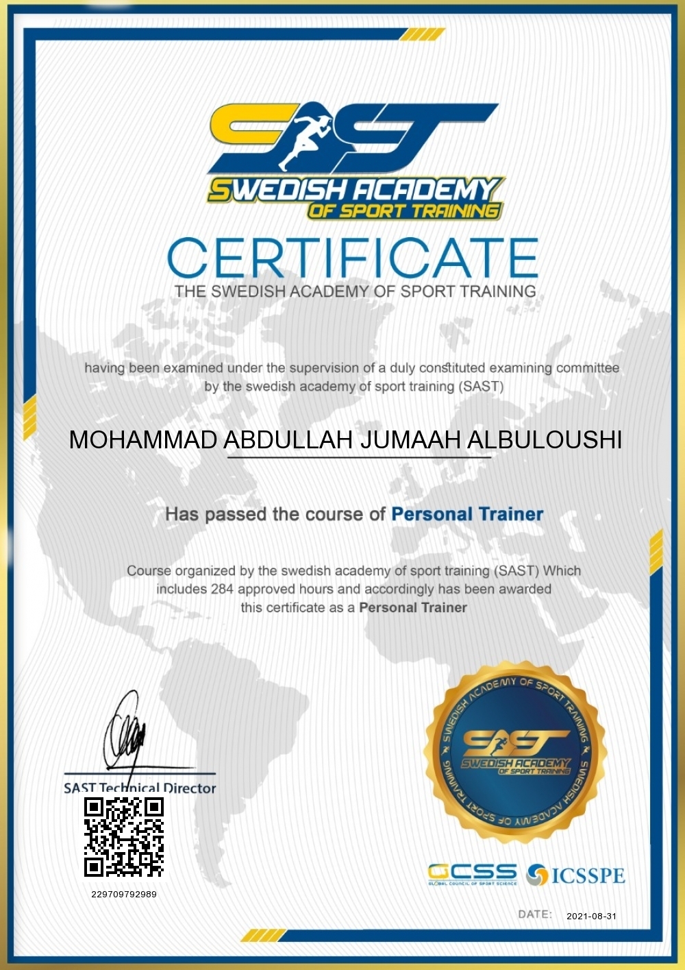 MOHAMMAD ABDULLAH JUMAAH ALBULOUSHI